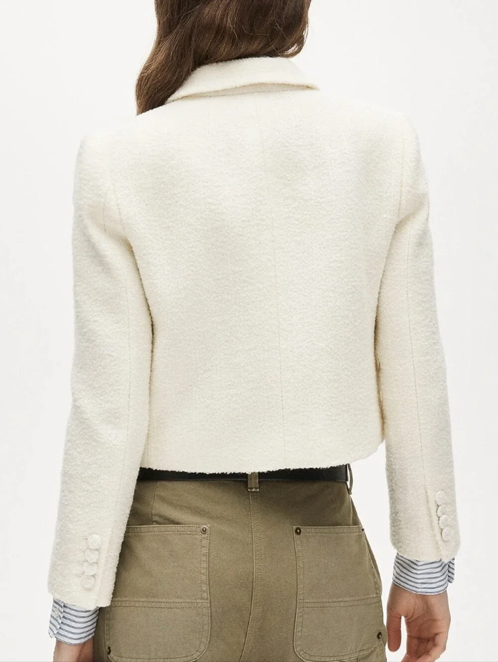 NWT J. Crew Lenore lady blazer in bouclé tweed
